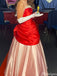Unique Strapless A-line Long Prom Dress Ideas, Evening Party Dresses,ZX1117