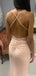 Elegant Spaghetti Strap Mermaid Long Prom Dress Ideas, Evening Party Dresses,ZX1122