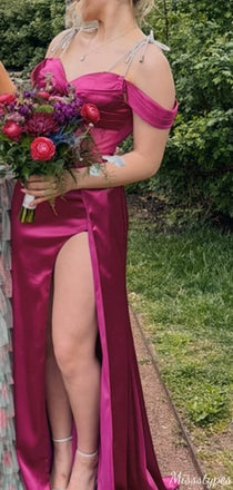 Elegant Off-shoulder Mermaid Long Prom Dress Ideas, Evening Party Dresses,ZX1124