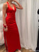 Elegant Halter V-neck Mermaid Long Prom Dress Ideas, Evening Party Dresses,ZX1127