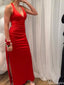 Elegant Halter V-neck Mermaid Long Prom Dress Ideas, Evening Party Dresses,ZX1127