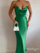 Luxurious Green Spaghetti Strap Beading Floor-Length Fashion Prom Dresses,ZX132