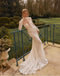 Sexy Sweetheart See Through Pale Champagne Mermaid Lace Full Sleeve Long Fashion Wedding Dresses,HS107