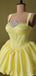 Casual Spaghetti Strap A-line Short Mini Homecoming Dress,HM541