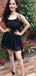 Casual Spaghetti Strap A-line Short Mini Homecoming Dress,HM543
