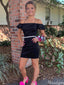Casual One-shoulder Spaghetti Strap Sheath Short Mini Homecoming Dress,HM547