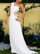 Elegant One-shoulder A-line Long Prom Dress Ideas, Evening Party Dresses,ZX1129