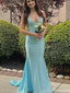 Sexy V-neck Mermaid Long Prom Dress Ideas, Evening Party Dresses,ZX1133