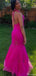 Gorgeous Halter Mermaid Long Prom Dress Ideas, Evening Party Dresses,ZX1142