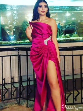 Elegant Strapless A-line Long Prom Dress Ideas, Evening Party Dresses,ZX1147