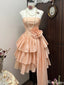 Elegant Strapless A-line Short Mini Homecoming Dress,HM553