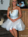Gorgeous Strapless A-line Short Mini Homecoming Dress,HM556