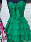 Casual Strapless Sweetheart A-line Short Mini Homecoming Dress,HM559