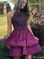 Gorgeous Halter A-line Short Mini Homecoming Dress,HM564