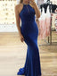 Elegant Halter Mermaid Long Prom Dress Ideas, Evening Party Dresses,ZX1158