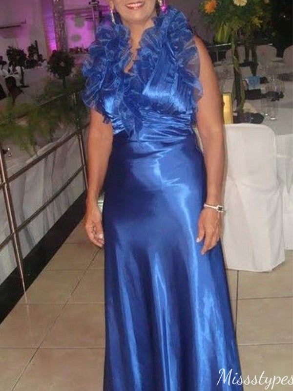 Unique Halter Mermaid Long Prom Dress Ideas, Evening Party Dresses,ZX1160