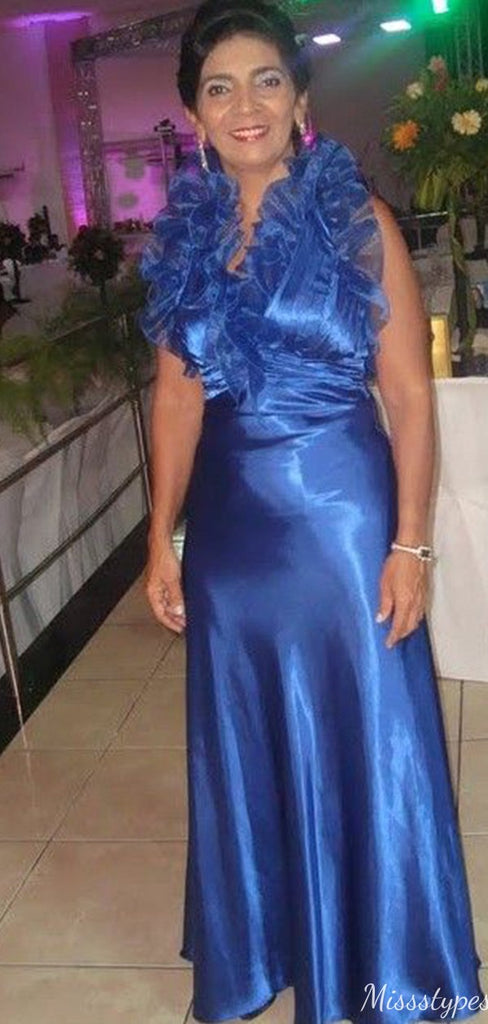 Unique Halter Mermaid Long Prom Dress Ideas, Evening Party Dresses,ZX1160