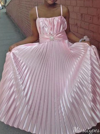Elegant Spaghetti Strap A-line Long Prom Dress Ideas, Evening Party Dresses,ZX1163