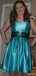 Elegant Strapless A-line Short Mini Homecoming Dress,HM575