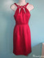 Elegant Halter Sheath Short Mini Homecoming Dress,HM579