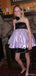 Unique Strapless Sheath Short Mini Homecoming Dress,HM584