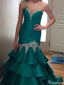 Elegant One-shoulder Mermaid Long Prom Dress Ideas, Evening Party Dresses,ZX1166
