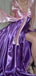 Unique V-neck A-line Long Prom Dress Ideas, Evening Party Dresses,ZX1176