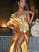 Gorgeous One-shoulder Mermaid Long Prom Dress Ideas, Evening Party Dresses,ZX1179