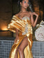 Gorgeous One-shoulder Mermaid Long Prom Dress Ideas, Evening Party Dresses,ZX1179