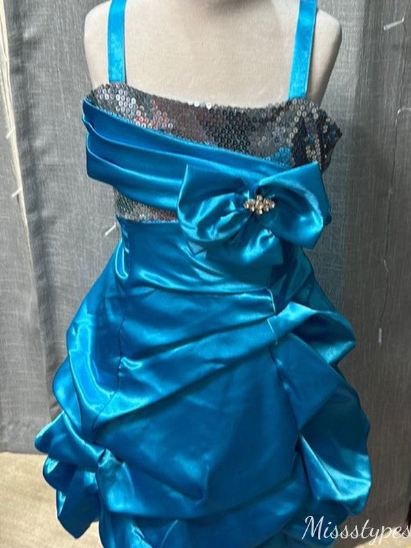 Gorgeous Spaghetii Strap Sheath Short Mini Homecoming Dress,HM590