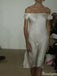 Casual Off-shoulder A-line Short Mini Homecoming Dress,HM591