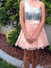 Gorgeous One-shoulder A-line Short Mini Homecoming Dress,HM593