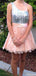Gorgeous One-shoulder A-line Short Mini Homecoming Dress,HM593