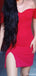 Sexy Off-shoulder Sheath Short Mini Homecoming Dress,HM595