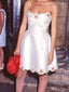 Elegant Strapless A-line Short Mini Homecoming Dress,HM596