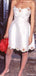Elegant Strapless A-line Short Mini Homecoming Dress,HM596