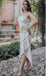 Beautiful White Satin Strapless Flower Tea-Length Long Prom Evening Dress,ZX316