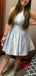 Elegant Halter A-line Short Mini Homecoming Dress,HM599