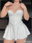 Sexy Strapless A-line Short Mini Homecoming Dress,HM600