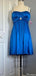 Elegant Spaghetii Strap A-line Short Mini Homecoming Dress,HM601