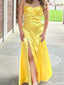 Elegant Spaghetii Strap Mermaid Long Prom Dress Ideas, Evening Party Dresses,ZX1182