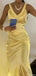 Elegant V-neck Mermaid Long Prom Dress Ideas, Evening Party Dresses,ZX1183