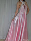 Elegant Halter A-line Long Prom Dress Ideas, Evening Party Dresses,ZX1188