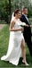 Simple Side Slit White Soft Sweetheart Popular Long Fashion Wedding Dresses,HS97