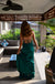 Sexy Emerald Mermaid Long Prom Dress To Impress, Evening Party Dresses,ZX443