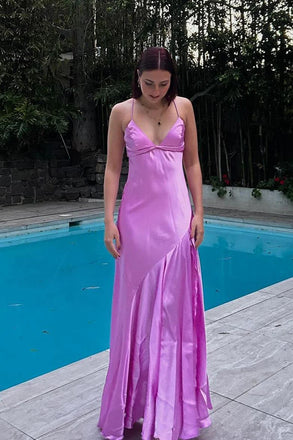 Sexy Lilac Mermaid Side Slit Long Prom Dress Ideas, Evening Party Dresses,ZX501
