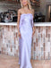 Classy Purple Strapless Ruffle Floor-Length Fashion Prom Dresses,ZX133