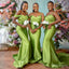 Sexy Mismatched Women Sweetheart Mint-Green Mermaid Floor-Length Bridesmaid Dresses Online, BL40