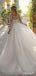 Luxurious Appliqued Full Sleeve White Long Fashion Wedding Dresses,HS71