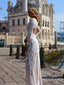 Sexy Off Shoulder V-Neck Appliqued Fashion Mermaid With Tail Wedding Dresses HS46